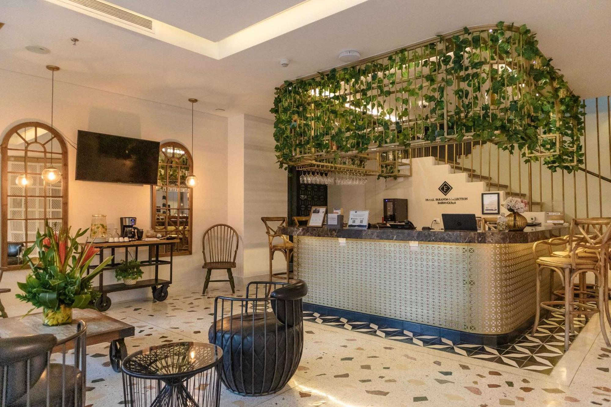 ホテル Faranda Collection Barranquilla, A Member Of Radisson Individuals バランキージャ エクステリア 写真 Reception